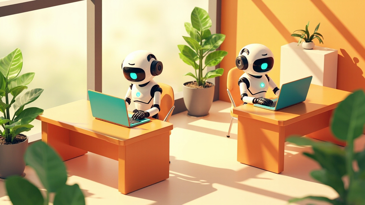 AgentOffice 3D office